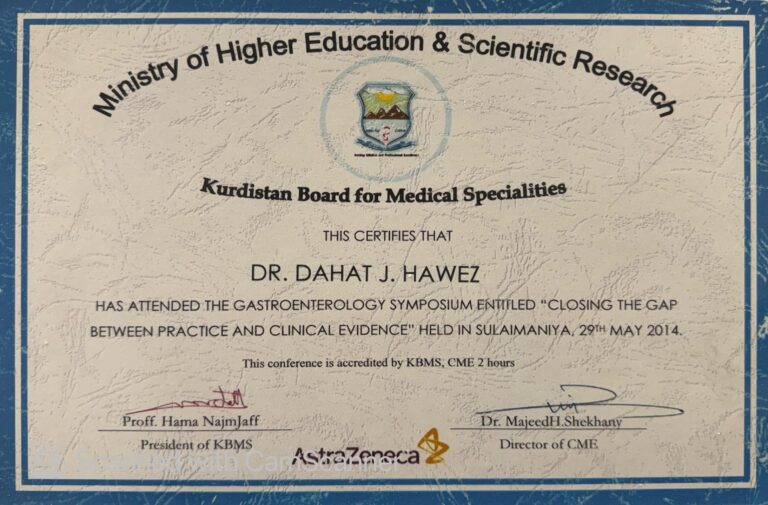 Kurdistan Board for medical specialties 